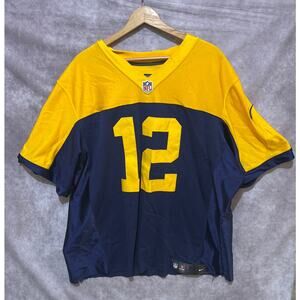 Nike On Field Acme Green Bay Packers Aaron Rodgers #12 Jersey size 56/3XL